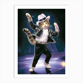 Cat Dancer Art Print