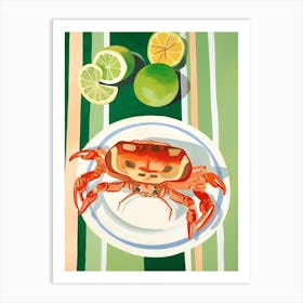 Soft Shelled Crab Italian Still Life Painting Art Print