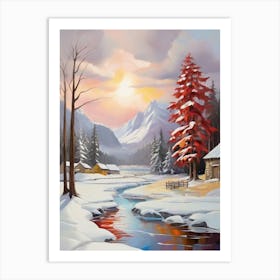 Winter Scene 1 Art Print