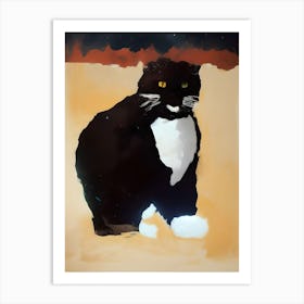 Dan the Cat Art Print