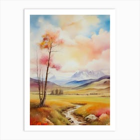 Landscape Painting 1 Art Print