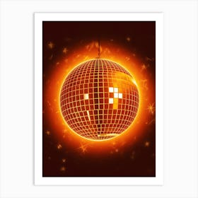 Disco Ball Art Print