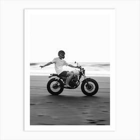 BEACH RIDE Art Print