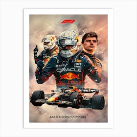 Max Verstappen Formula One Art Print