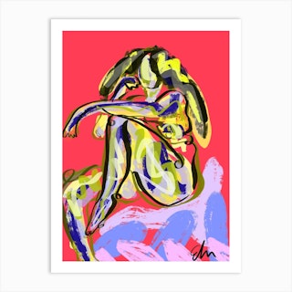 Pink W 3 Art Print