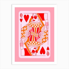Queen Of Hearts 6 Art Print