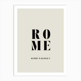 Neutral Rome Travel Art Print