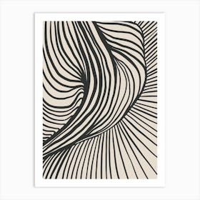 Abstract Lines No 0729 Art Print