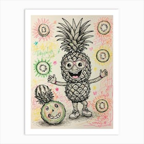 Pineapple Art Print