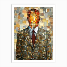 Mosaic Man 1 Art Print