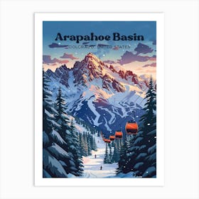 Arapahoe Basin A Basin Travel Art Art Print