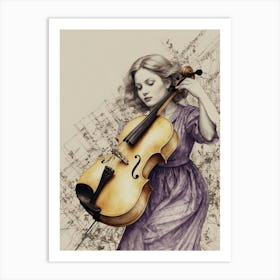 Cello Art Print