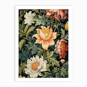 Floral Wallpaper 77 Art Print