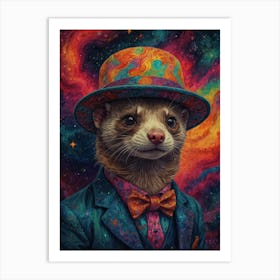 Ferret Art Print