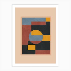 Minimal Geometric Art 3 Art Print