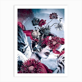 Queen Of Flowers Art Print