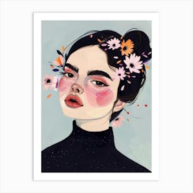 Flower Girl 18 Art Print