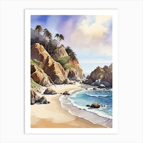 Big Sur Beach 1 Art Print