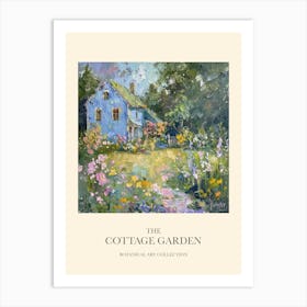 Flower Symphony Cottage Garden Poster 9 Art Print
