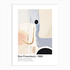 World Tour Exhibition, Abstract Art, San Francisco, 1960 11 Art Print