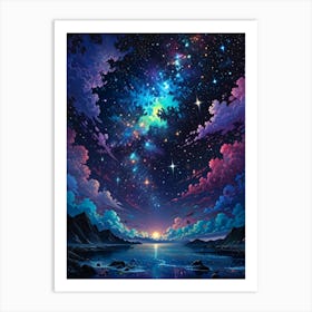 Night Sky 12 Art Print