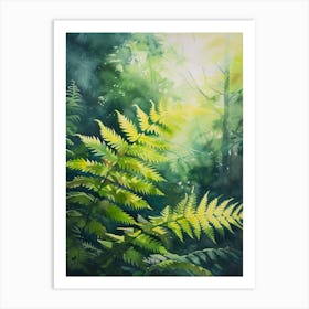 Boston Fern Painting 4 Art Print