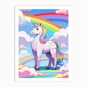 Unicorn In The Sky 20 Art Print