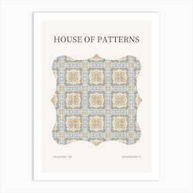 Tile Pattern Poster 55 Art Print