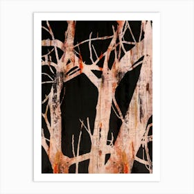 Bare Trees Art Print