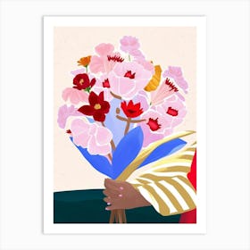 Bouquet Of Flowers Art Print