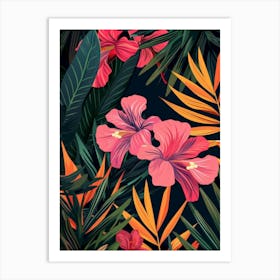 Tropical Background 6 Art Print