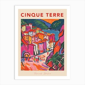 Cinque Terre 2 Italia Travel Poster Art Print