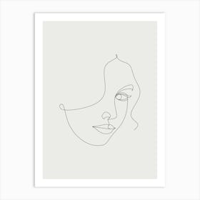 Woman'S Face.1 Art Print