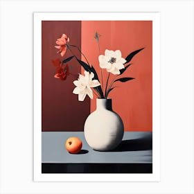 Still Life With Flowers 2 Art Print