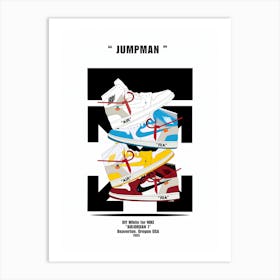 Nike Off White Jumpman Art Print