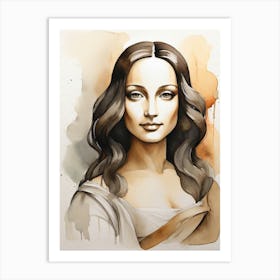 Mona Lisa 5 Art Print