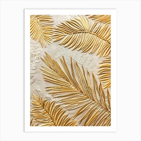 Gold Leaf 11 Art Print