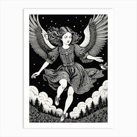 Angel Of The Night Art Print