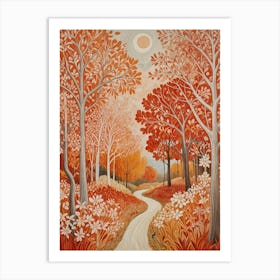 Autumn Path no2 Art Print