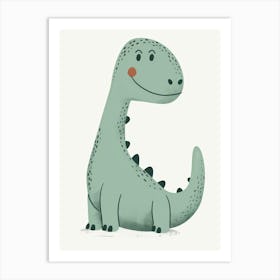 Dinosaur Letter C 1 Art Print