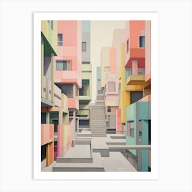 Urban Geometric 12 Art Print