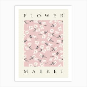 Flower Market Print 4 Daisy Art Print