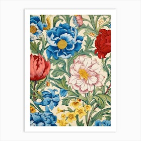 William Morris Floral Wallpaper 6 Art Print