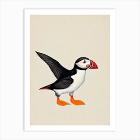 Puffin Illustration Bird Art Print