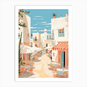 Hammamet Tunisia 4 Illustration Art Print