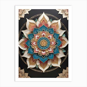 Lotus Flower India Art Print