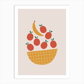 Summer Fruit Bowl Art Print