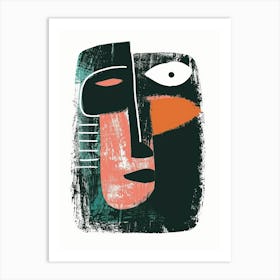 Face Of A Man 19 Art Print