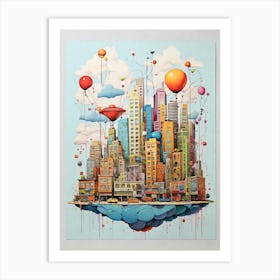 Cityscape 12 Art Print