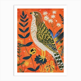 Spring Birds Hawk 2 Art Print